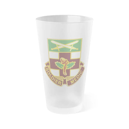 232 Medical Battalion (U.S. Army) Frosted Pint Glass 16oz Default Title - Go Mug Yourself