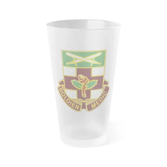 232 Medical Battalion (U.S. Army) Frosted Pint Glass 16oz Default Title - Go Mug Yourself