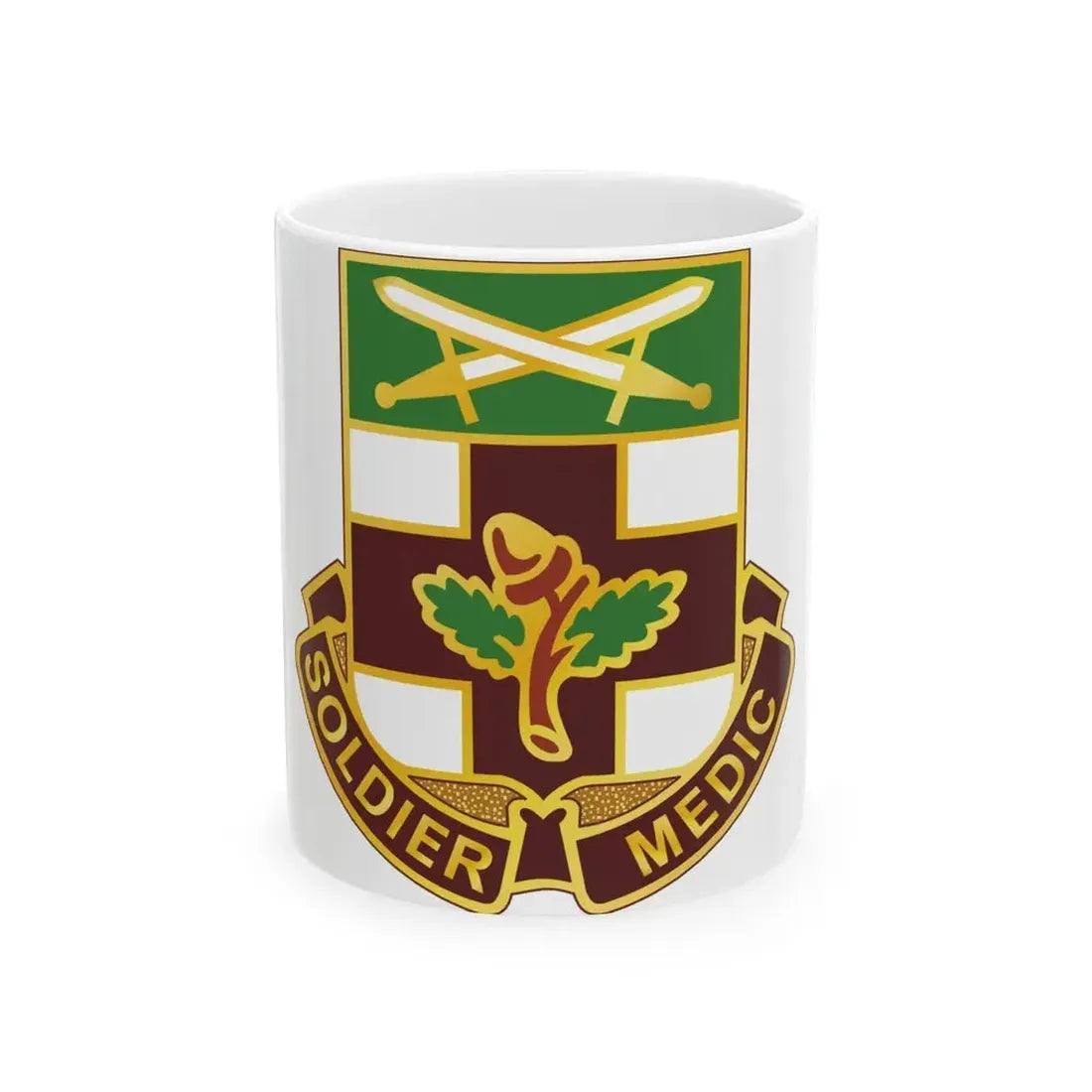 232 Medical Battalion (U.S. Army) White Coffee Mug 11oz - Go Mug Yourself