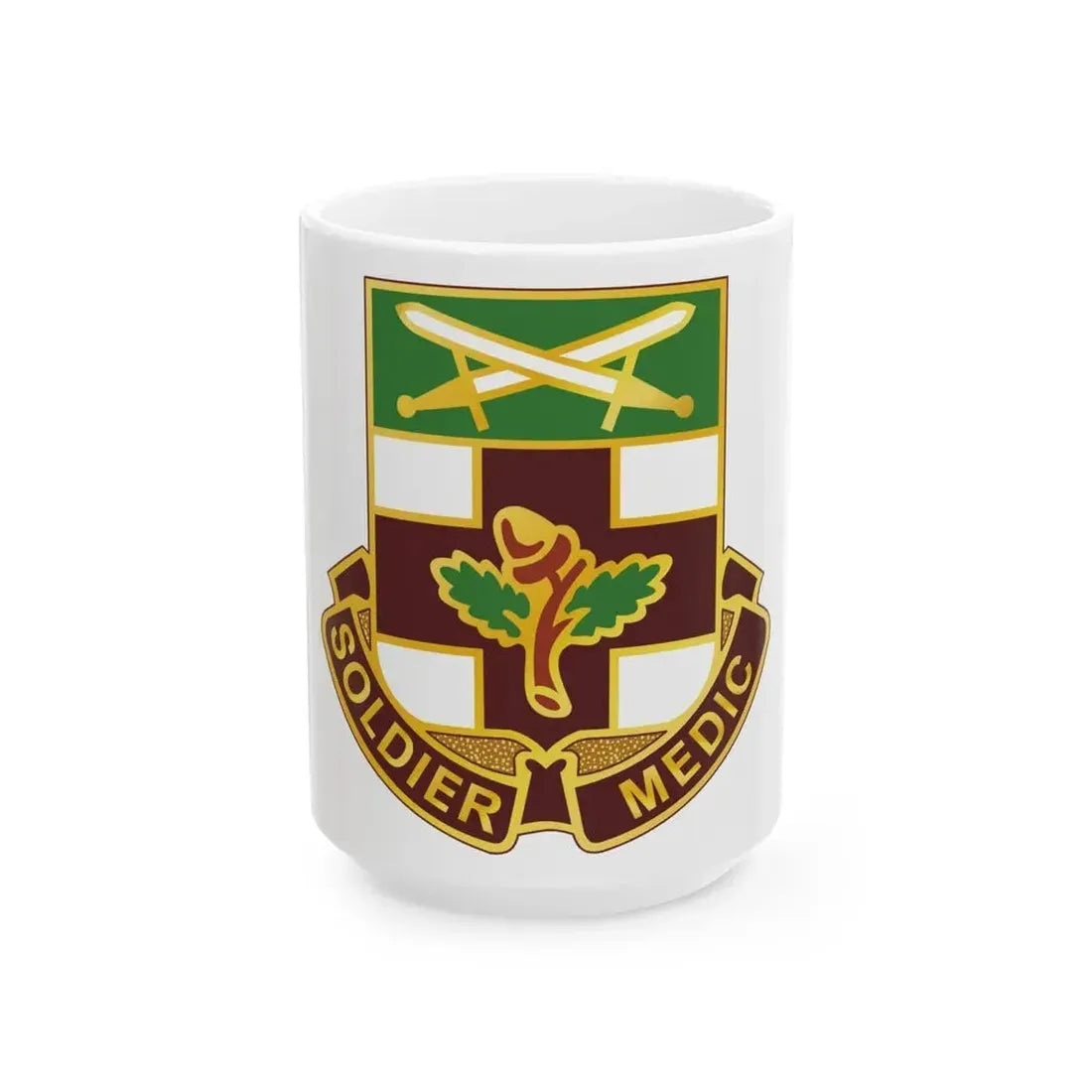 232 Medical Battalion (U.S. Army) White Coffee Mug 15oz - Go Mug Yourself