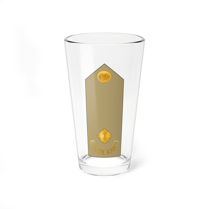 07. Kenyan Army 2LT (Kenya) (Military Rank) Pint Glass 16oz