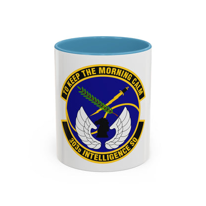 303d Intelligence Squadron (U.S. Air Force) Accent Coffee Mug