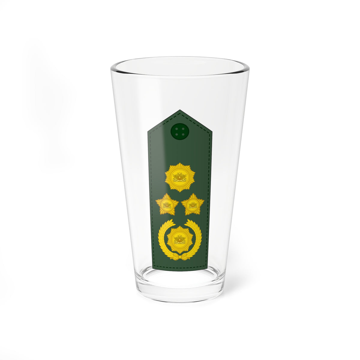 17. Myanmar Army VSGEN (Myanmar) (Military Rank) Pint Glass 16oz