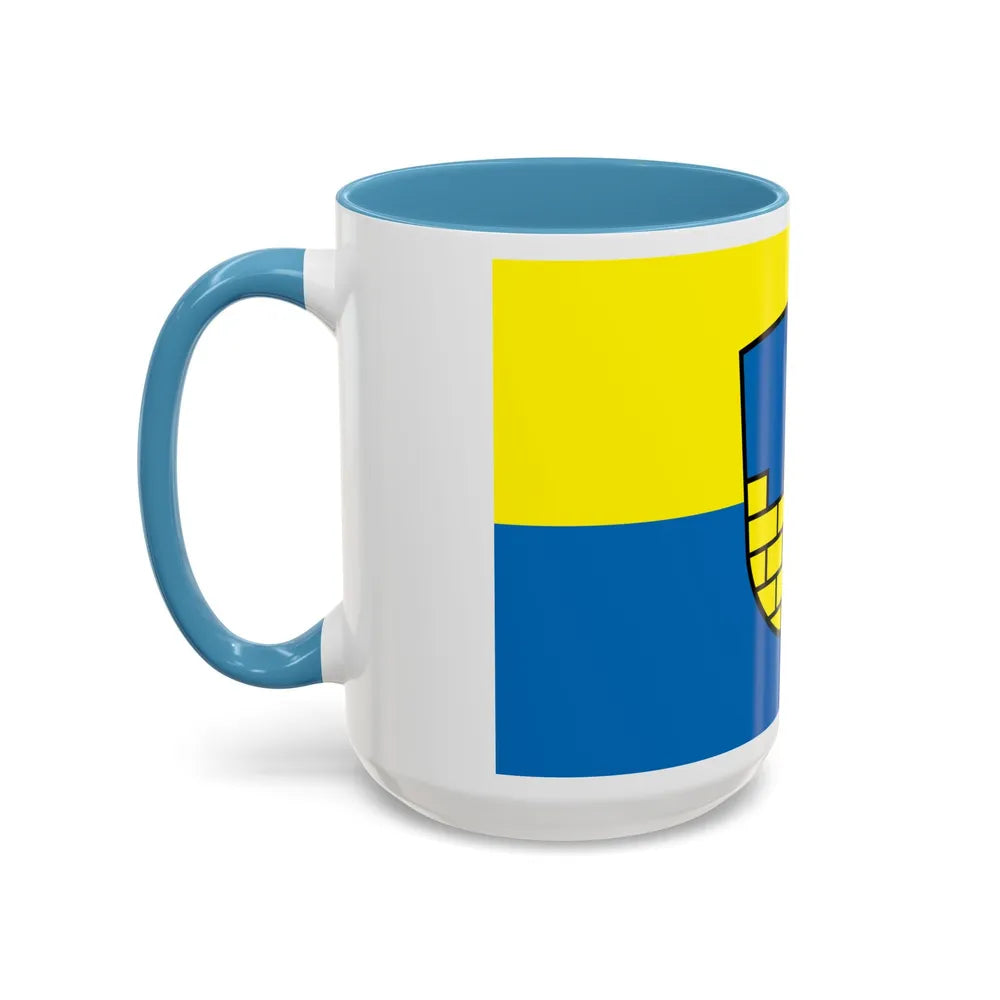 Flag of Bautzen Germany - Accent Coffee Mug-Go Mug Yourself