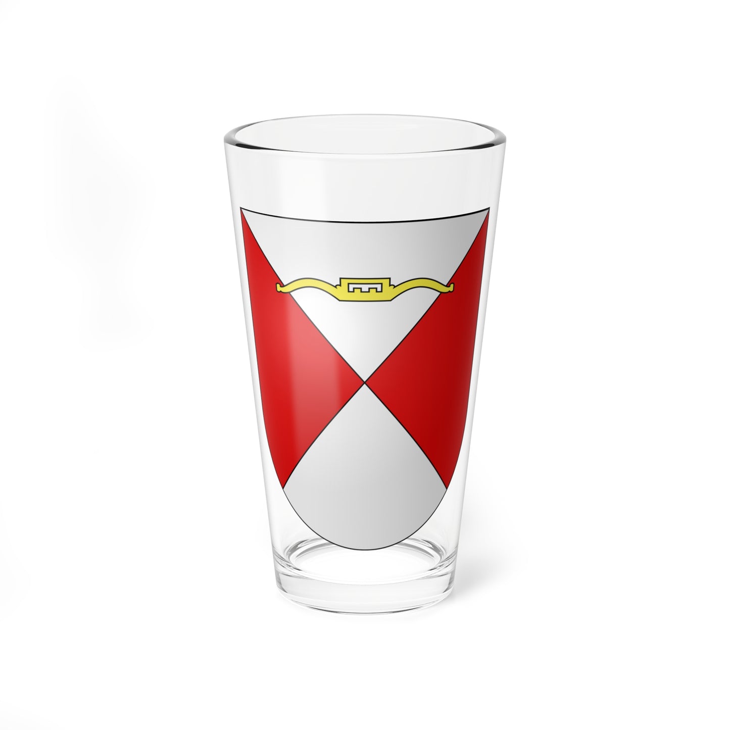 Tentlingen-coat of arms (Switzerland) (Coat of Arms) Pint Glass 16oz