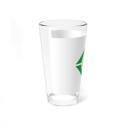 Flag of Nakijin Okinawa (Japan) Pint Glass 16oz