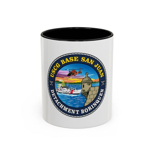 USCG Base San Juan (U.S. Coast Guard) Accent Coffee Mug
