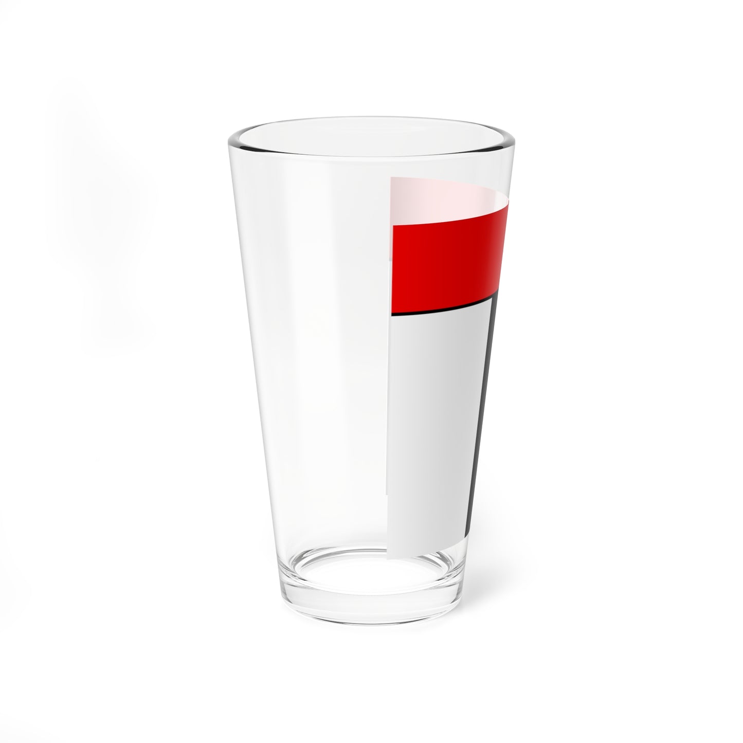 CHE Baden Flag (Switzerland) Pint Glass 16oz