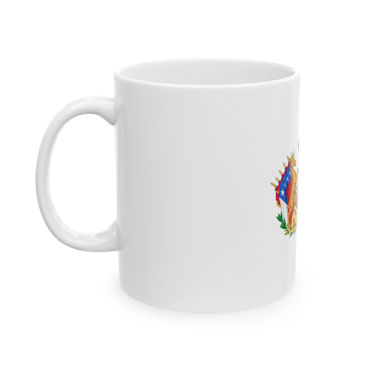 Greater Coat of Arms of Chile (1834-1920) - White Coffee Mug