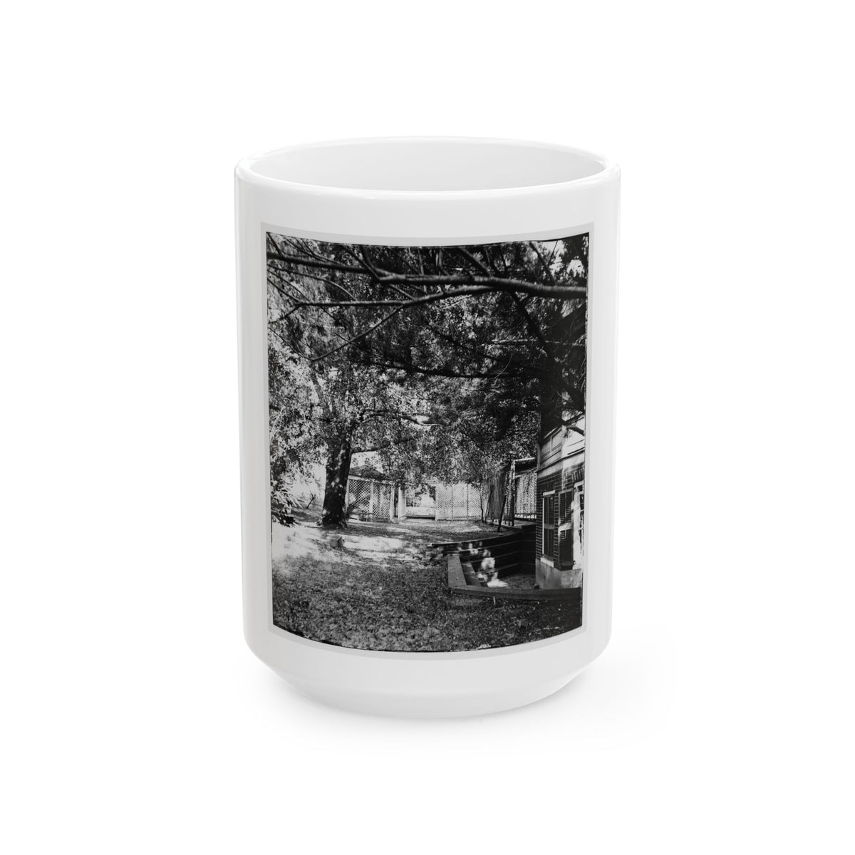 Backyard (U.S. Civil War) White Coffee Mug