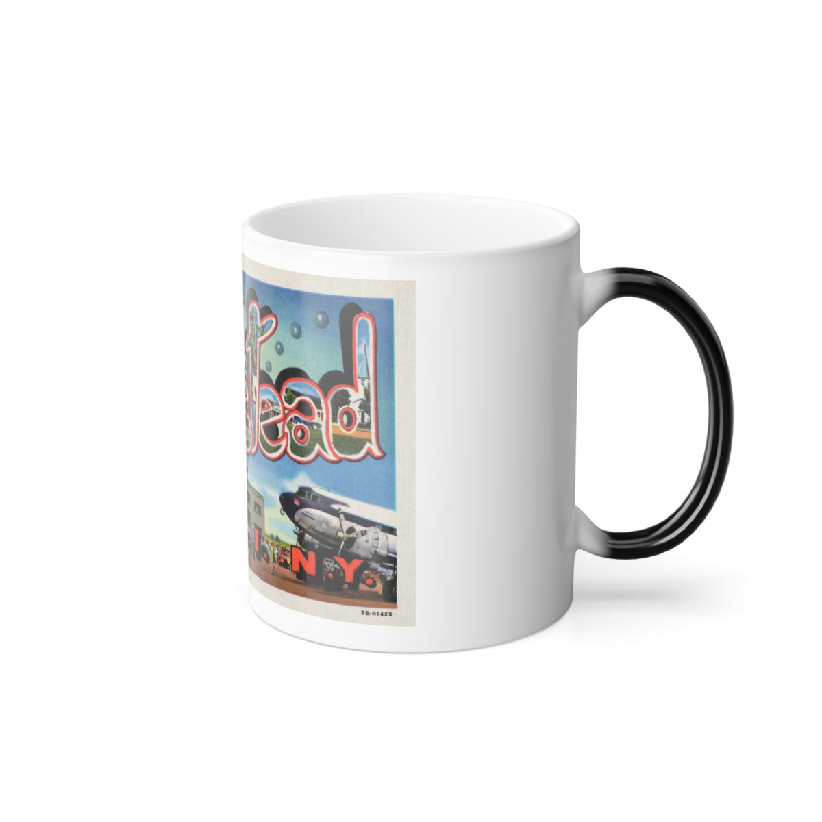 Greetings from Hempstead (Greeting Postcards) Color Changing Mug 11oz