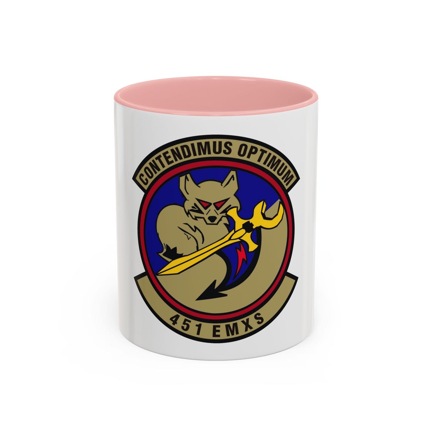 451st Expeditionary Maintenance Squadron (U.S. Air Force) Accent Coffee Mug