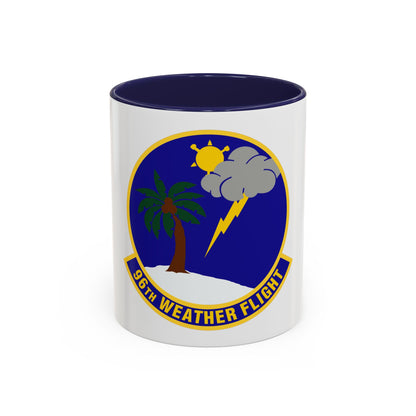 96th Weather Flight (U.S. Air Force) Accent Coffee Mug