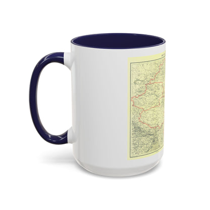 China and its Territories (1912) (Map) Accent Coffee Mug
