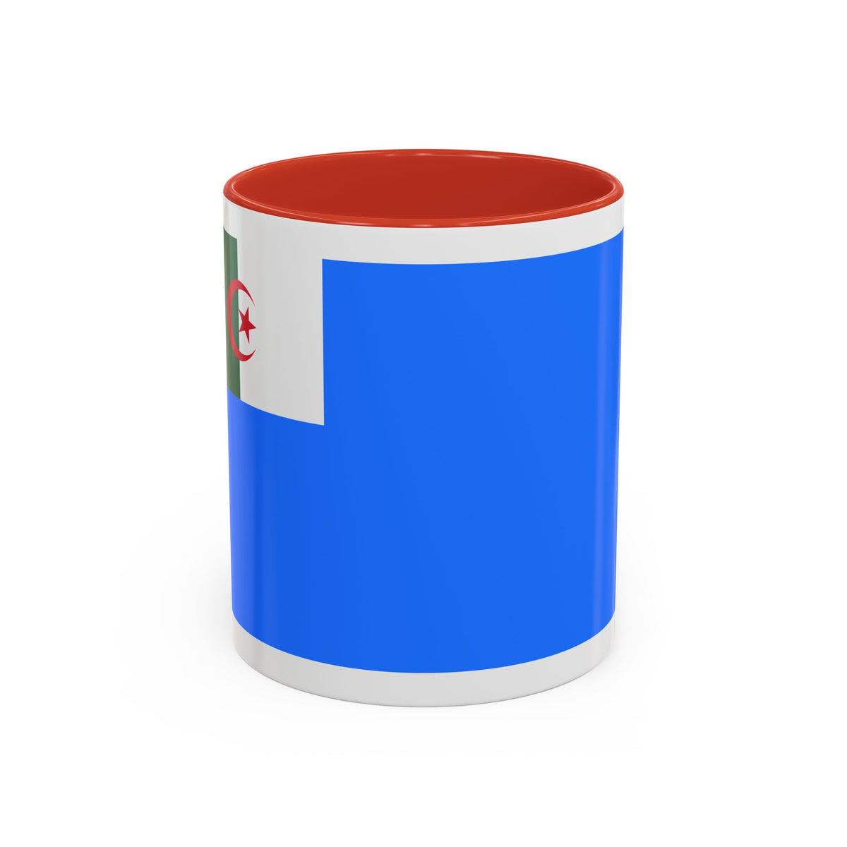 Naval Jack of Algeria - Accent Coffee Mug
