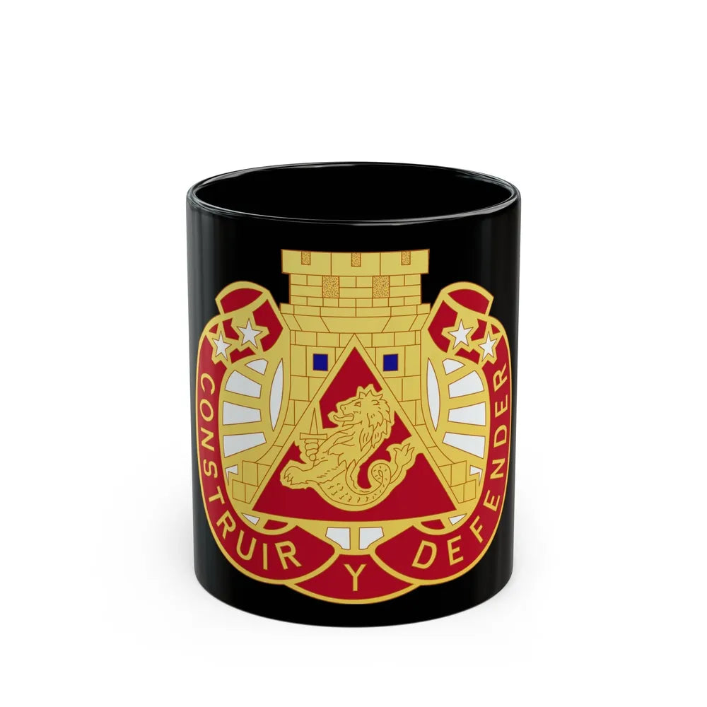 233 Engineer Group (U.S. Army) Black Coffee Mug-11oz-Go Mug Yourself