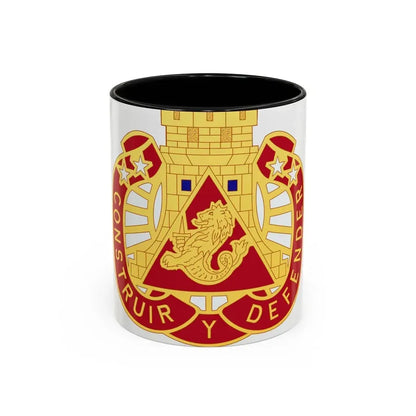 233 Engineer Group (U.S. Army) Accent Coffee Mug 11oz Black - Go Mug Yourself