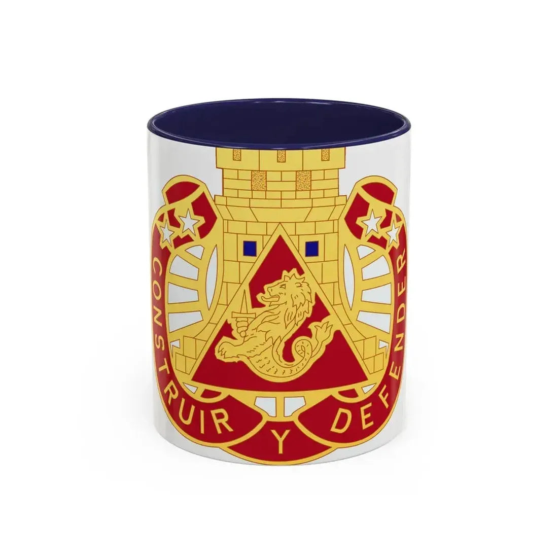 233 Engineer Group (U.S. Army) Accent Coffee Mug 11oz Navy - Go Mug Yourself