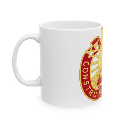 233 Engineer Group (U.S. Army) White Coffee Mug - Go Mug Yourself