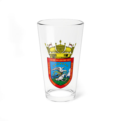 Seal of the Bolivarian Navy of Venezuela (Venezuela) (Coat of Arms) Pint Glass 16oz