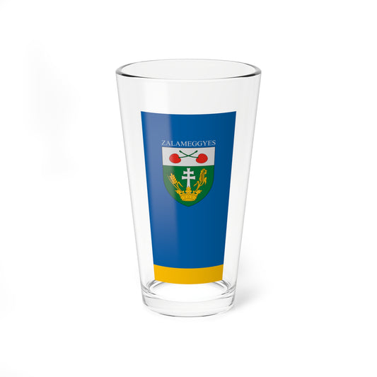 Flag of Zalameggyes (Hungary) Pint Glass 16oz