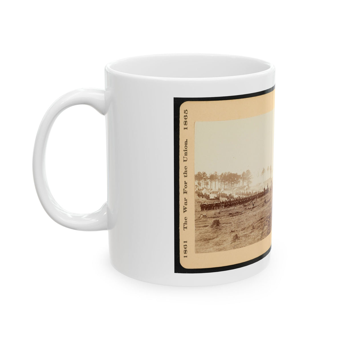 Mounting Guard (U.S. Civil War) White Coffee Mug