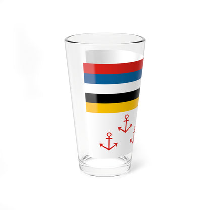 Flag of Chief of Civil Administration of Manchukuo (China) Pint Glass 16oz