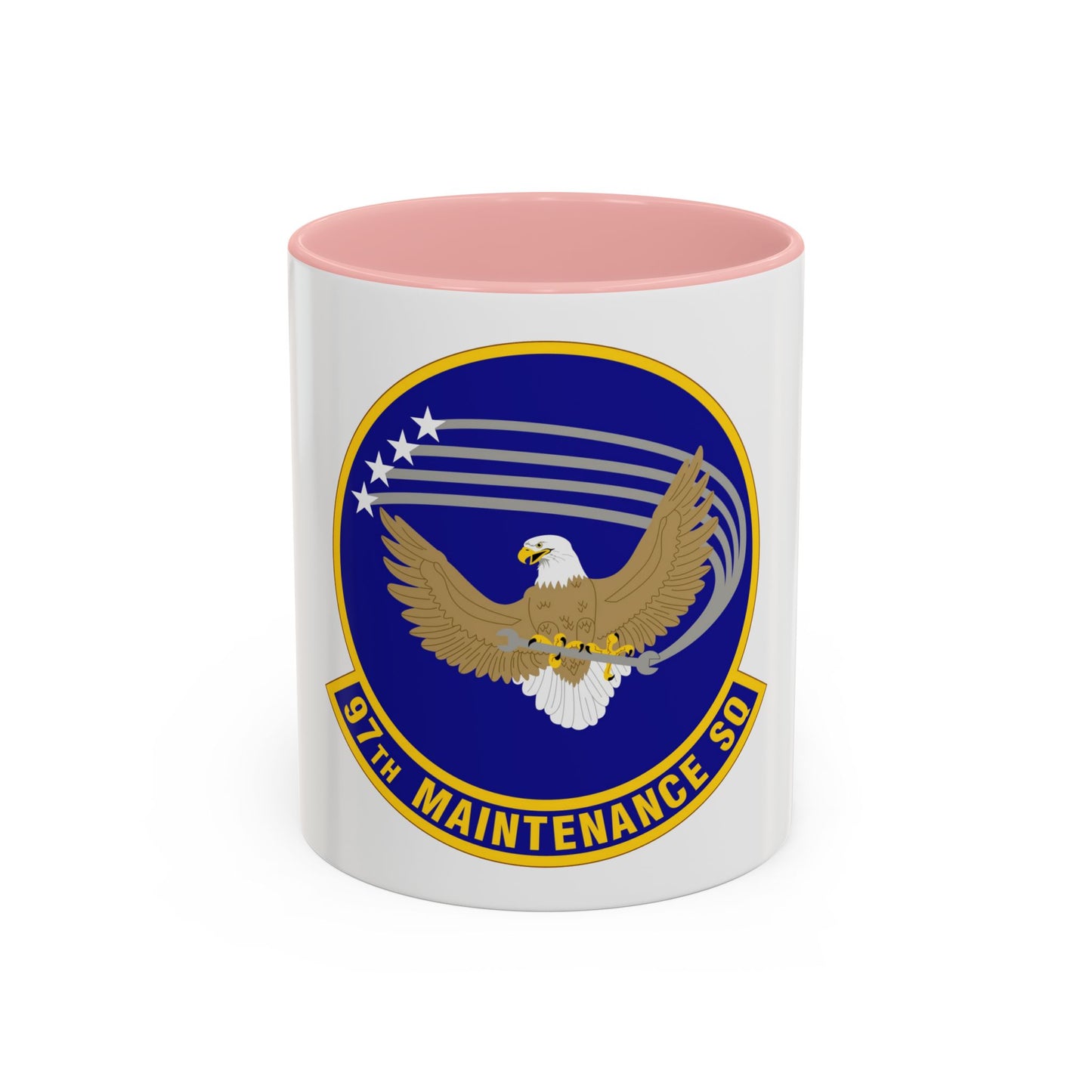 97 Maintenance Squadron AETC (U.S. Air Force) Accent Coffee Mug