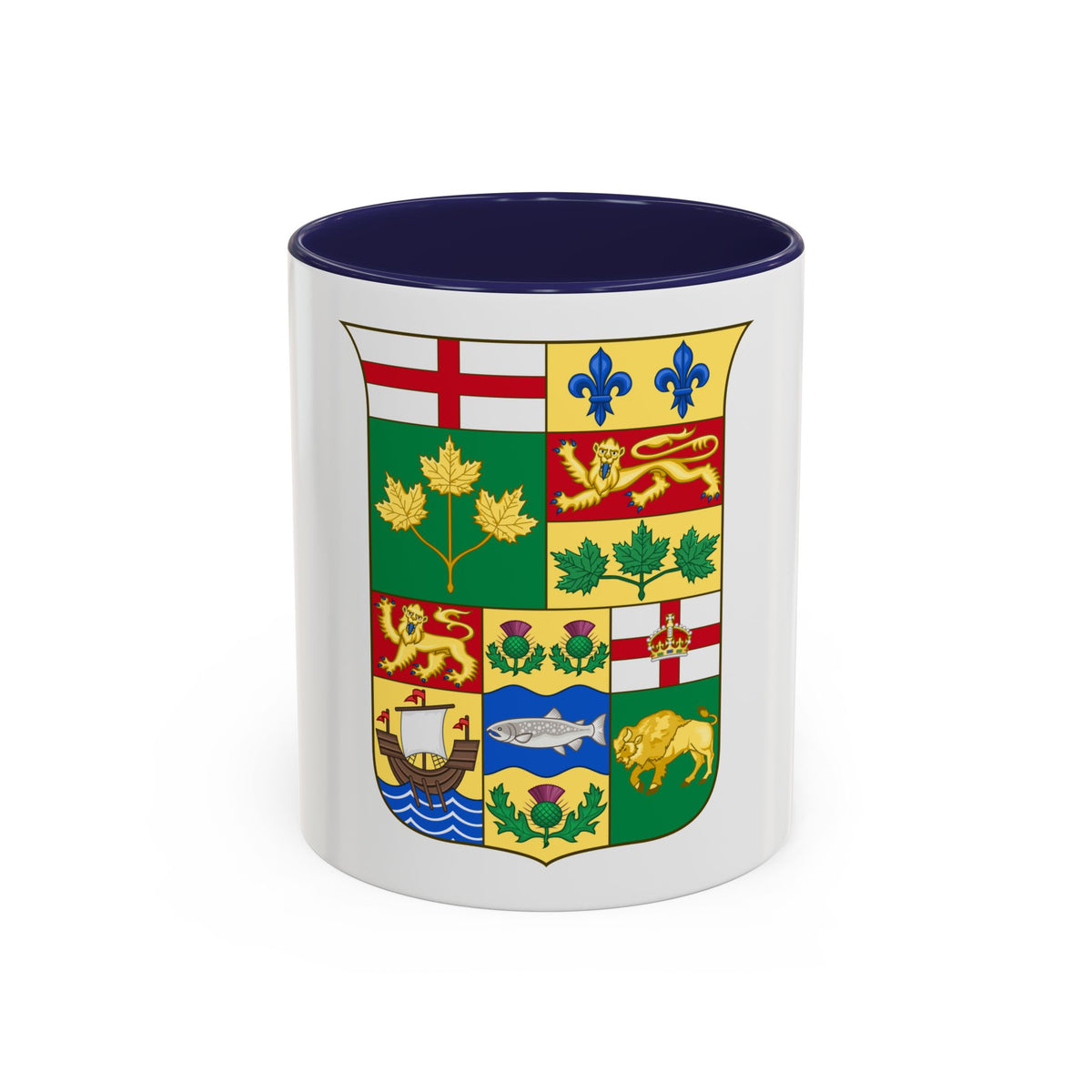 Arms of Canada 1870 - Accent Coffee Mug