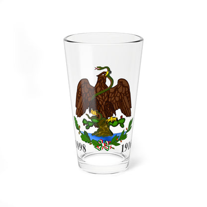 Esc Mex Porfirista 1898 a 1916 (Mexico) (Coat of Arms) Pint Glass 16oz