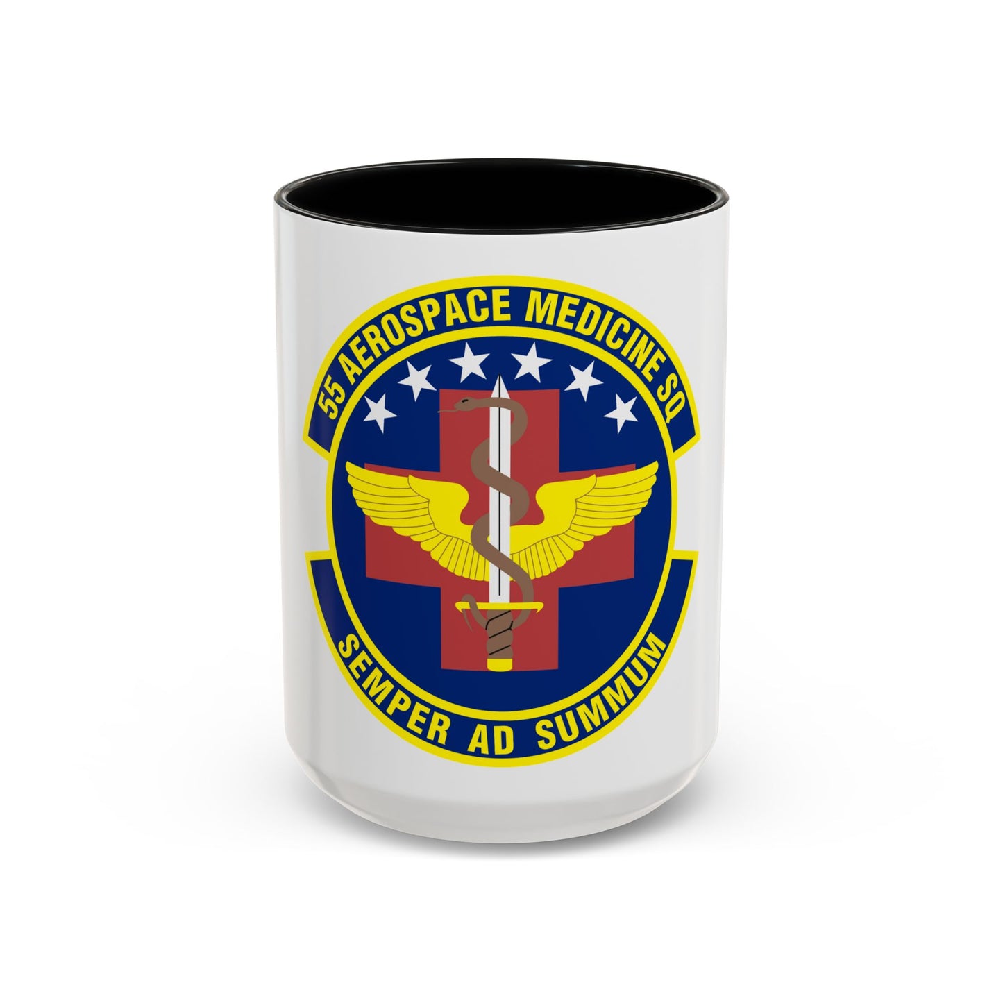 55th Aerospace Medicine Squadron (U.S. Air Force) Accent Coffee Mug