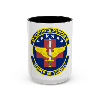 55th Aerospace Medicine Squadron (U.S. Air Force) Accent Coffee Mug