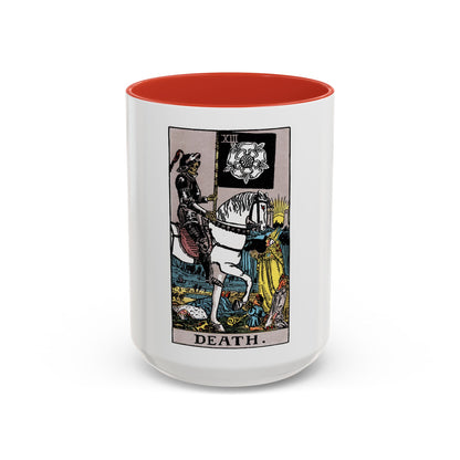 Death (Tarot Card) Accent Coffee Mug