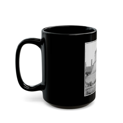 Richmond, Va. Ruins Of The Exchange Bank (Main Street) With The Facade Nearly Intact (U.S. Civil War) Black Coffee Mug