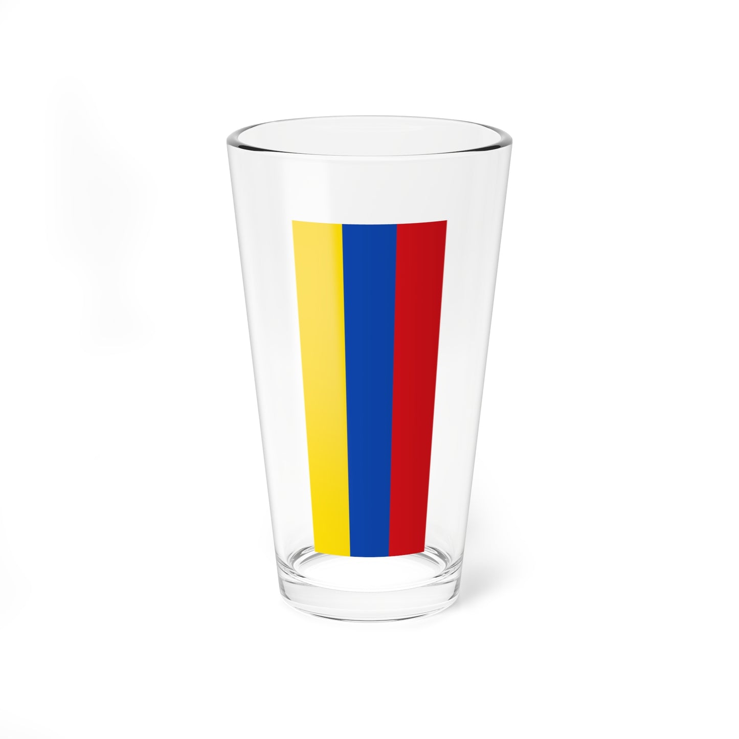 Flag yellow blue red 2x5 (Germany) Pint Glass 16oz