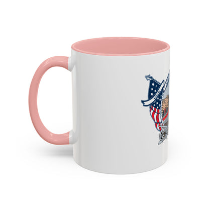USCG Station Boston (U.S. Coast Guard) Accent Coffee Mug