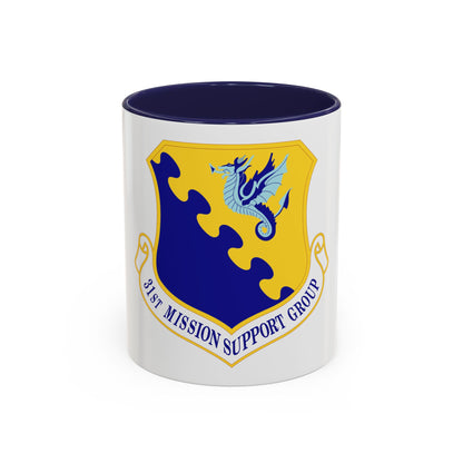 31st Mission Support Group (U.S. Air Force) Accent Coffee Mug