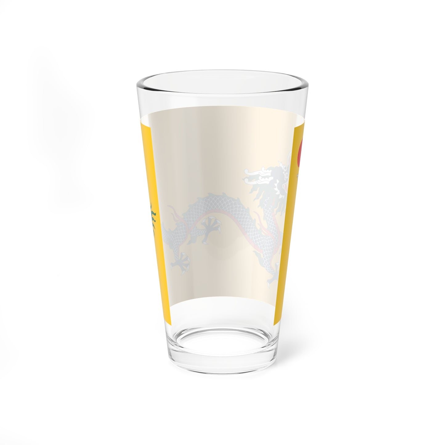 Flag of China 1889-1912 (China) Pint Glass 16oz