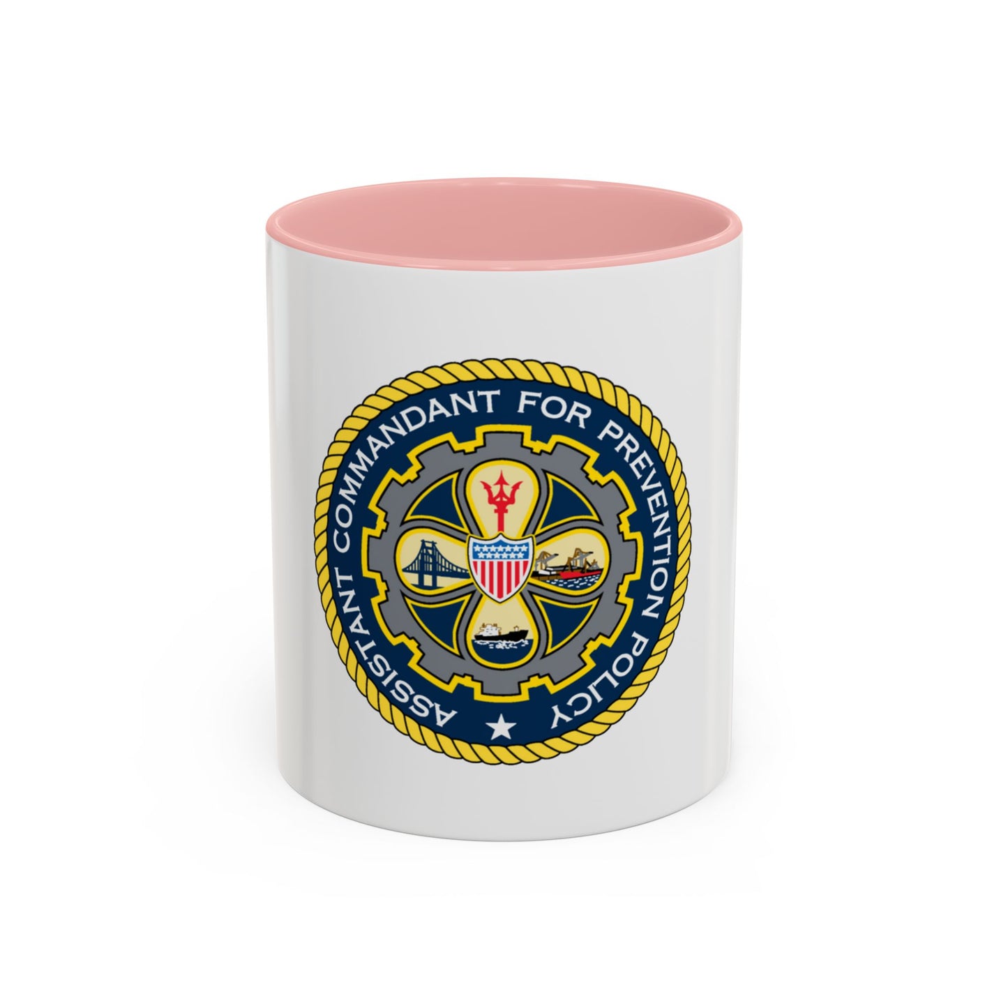 USCG Assistant Commandant for Prevention Policy (U.S. Coast Guard) Accent Coffee Mug