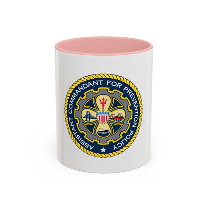 USCG Assistant Commandant for Prevention Policy (U.S. Coast Guard) Accent Coffee Mug