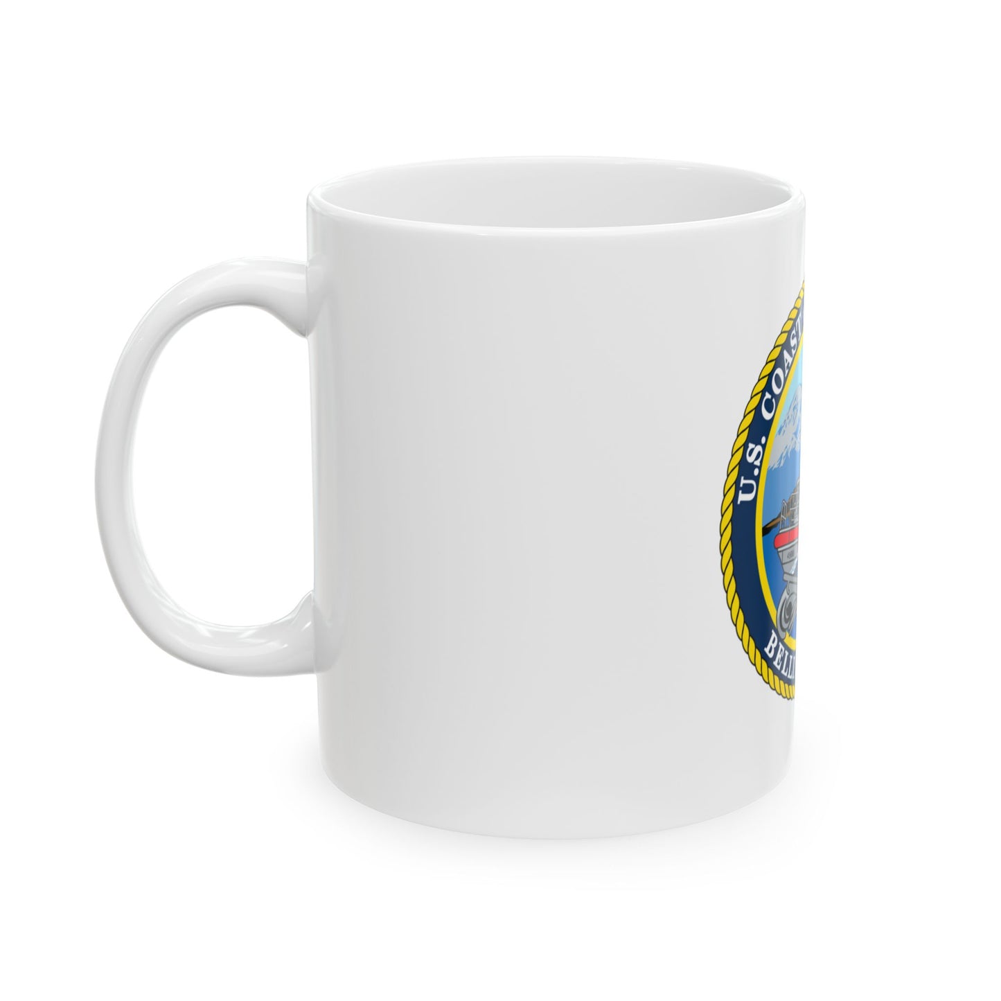 USCG Station Bellingham WA (U.S. Coast Guard) White Coffee Mug