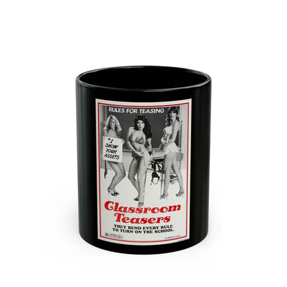 CLASSROOM TEASERS 1976 Movie Poster - Black Coffee Mug-11oz-Go Mug Yourself