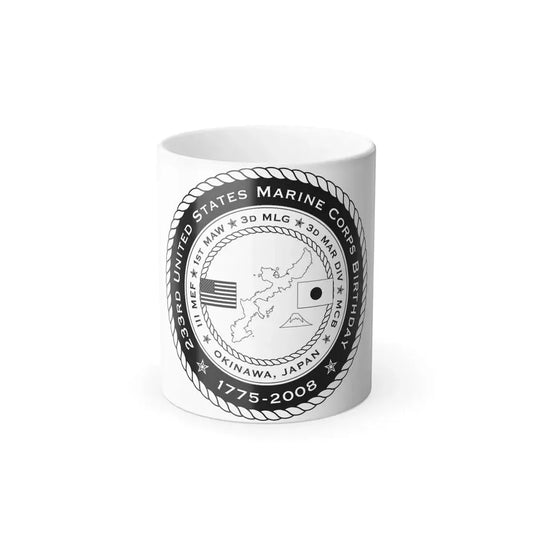 233rd USMC United States Marine Corps Birthday 1778 (USMC) Color Changing Coffee Mug 11oz - Go Mug Yourself