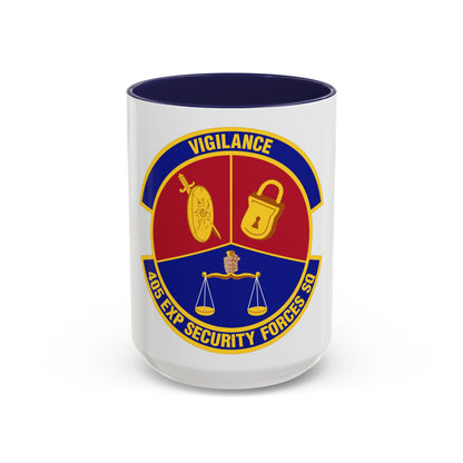 405th Expeditionary Security Forces Squadron (U.S. Air Force) Accent Coffee Mug