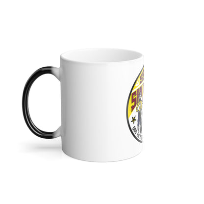 SSN711 San Francisco Oro En Paz Fierro En Guerra (U.S. Navy) Color Changing Mug 11oz