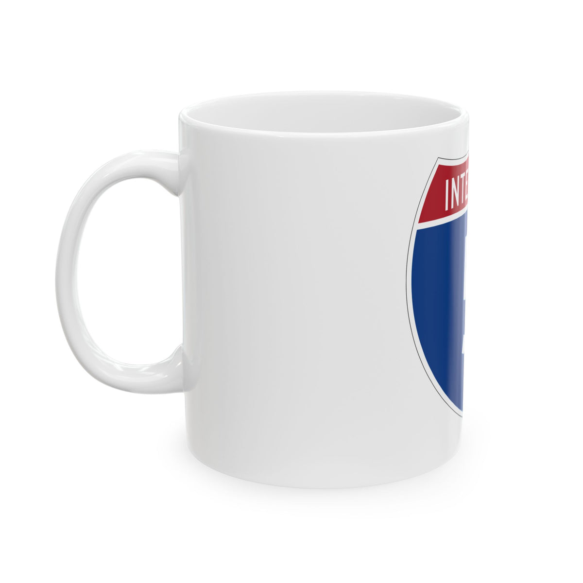 Interstate 5 (U.S. Highways) White Coffee Mug