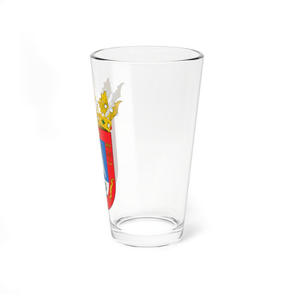 Escudo de El Borge (Spain) (Coat of Arms) Pint Glass 16oz