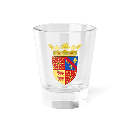 Coat of Arms of Henry IV of France as King of Navarre 1572-1589 (Spain) (Coat of Arms) Shot Glass 1.5oz