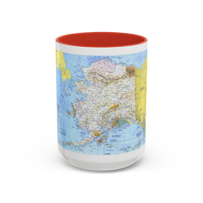 USA - Alaska (1975) (Map) Accent Coffee Mug