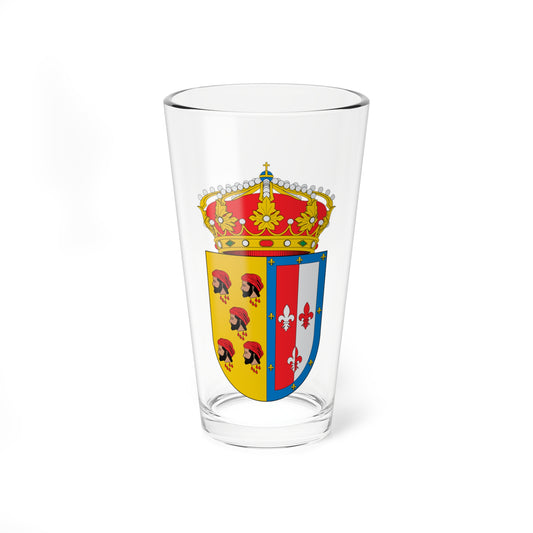Escudo de Alcanadre-La Rioja (Spain) (Coat of Arms) Pint Glass 16oz